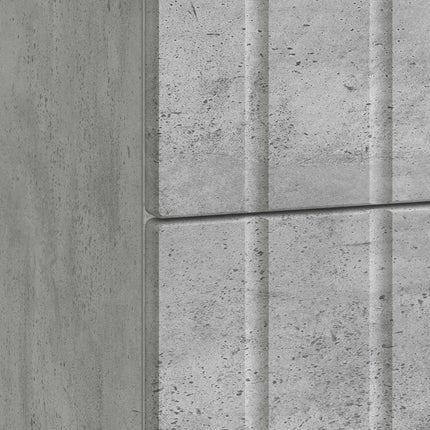 Natskab Betongrå 62 x 34,5 x 49,5 cm Konstrueret træ