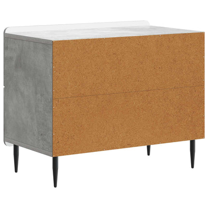Natskab Betongrå 62 x 34,5 x 49,5 cm Konstrueret træ