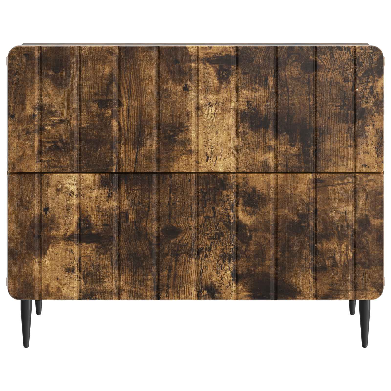 Natskab med skuffe Røget eg 62 x 34,5 x 49,5 cm Konstrueret træ