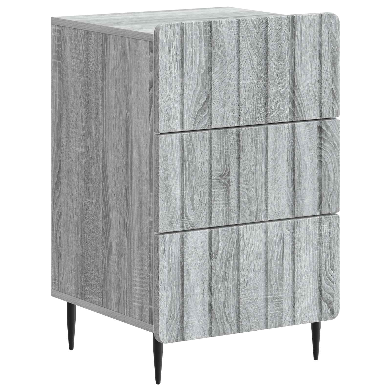 Natskab med skuffe Grå sonoma-eg 43x 41 x 68 cm Konstrueret træ