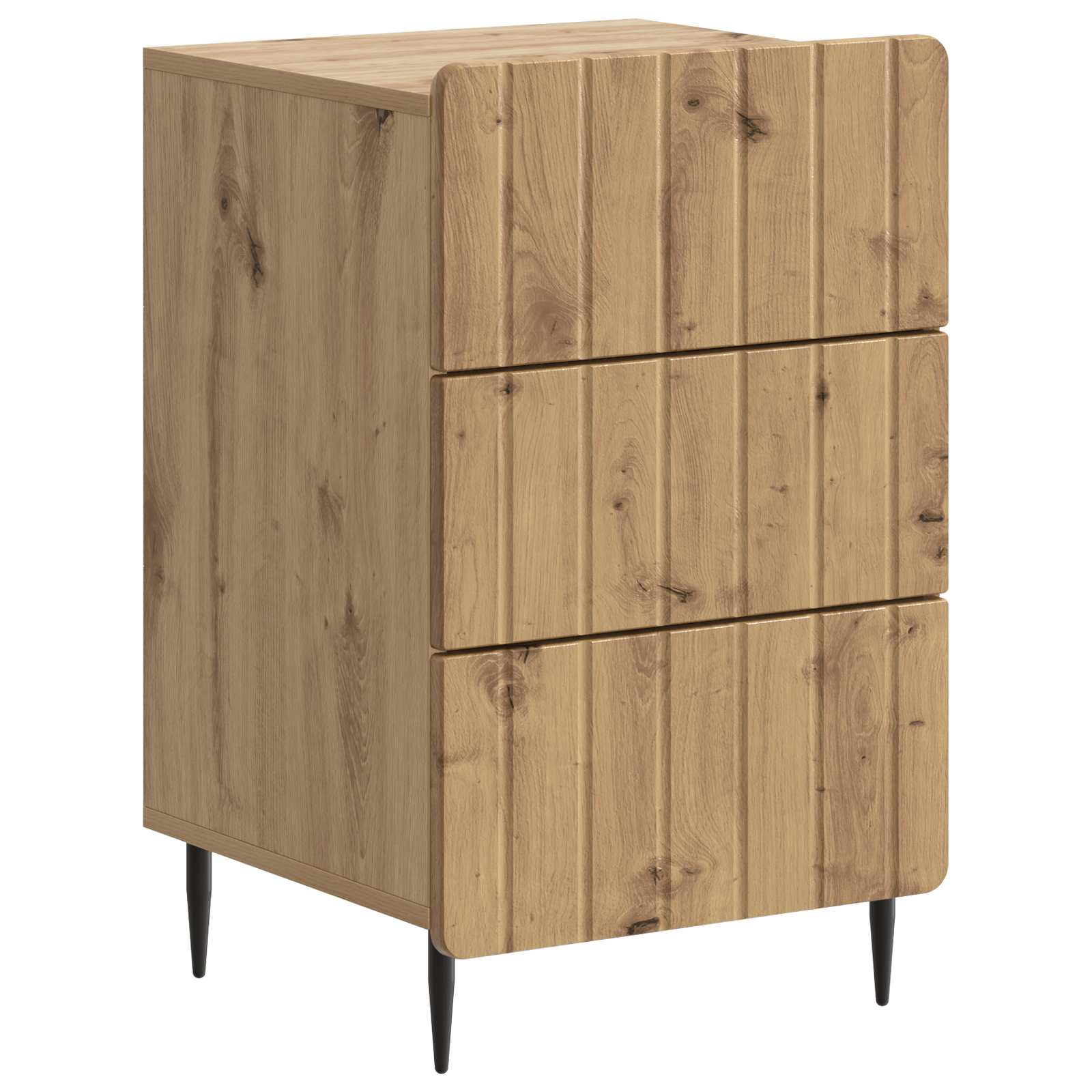 Natskab med skuffe Artisan-eg 43x 41 x 68 cm Konstrueret træ
