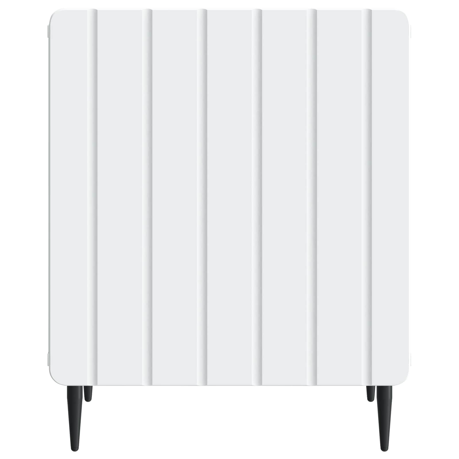 Natskab 2 pcs Hvid 43 x 34,5 x 52 cm Konstrueret træ