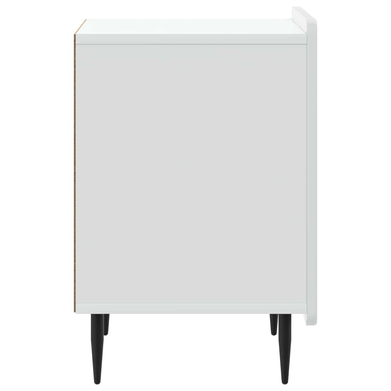 Natskab 2 pcs Hvid 43 x 34,5 x 52 cm Konstrueret træ