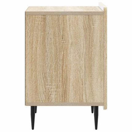 Natskab 2 stk. Sonoma-eg 43 x 34,5 x 52 cm Konstrueret træ