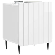 Natskab 2 pcs Hvid højglans 43 x 34,5 x 52 cm Konstrueret træ