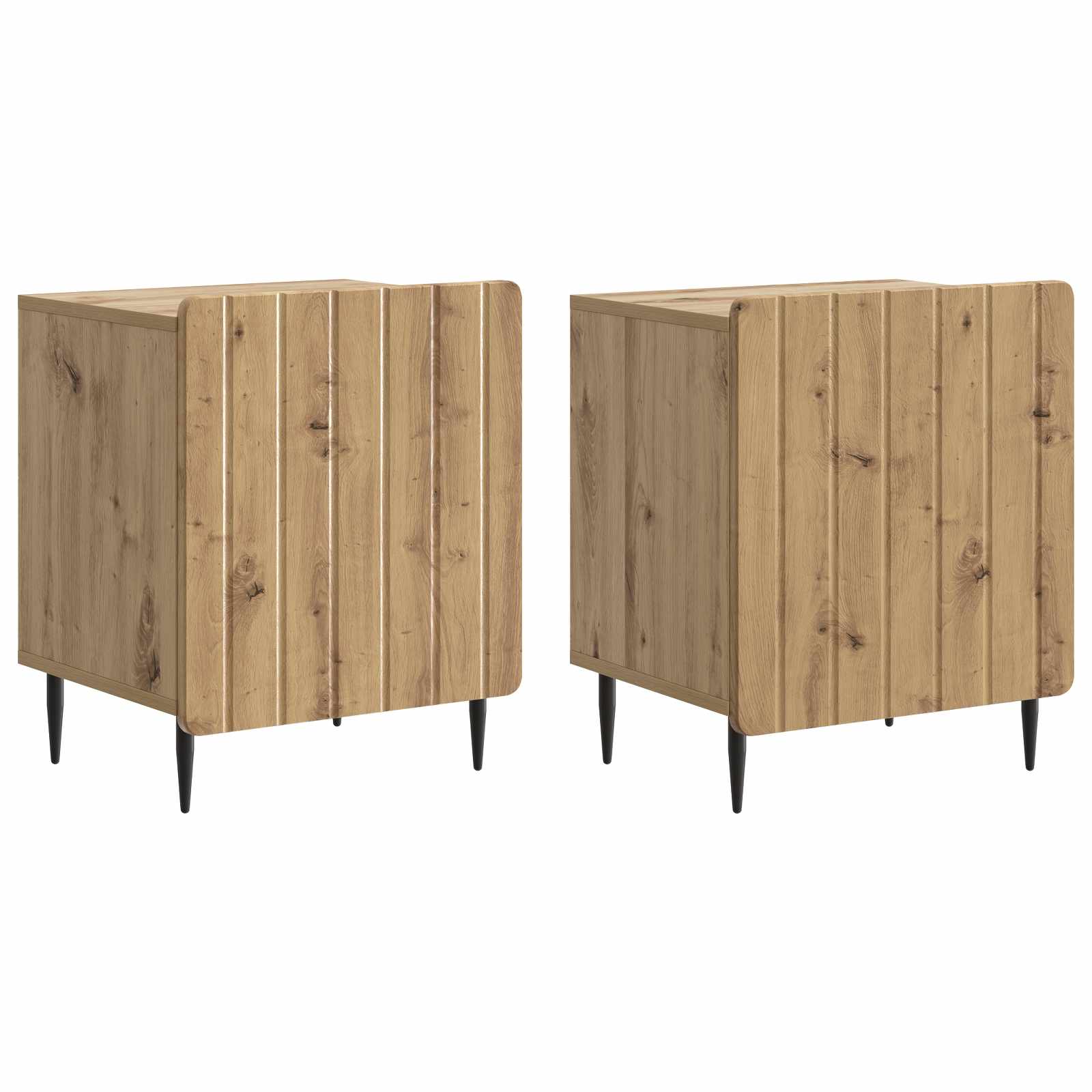 Natskab 2 pcs Artisan-eg 43 x 34,5 x 52 cm Konstrueret træ