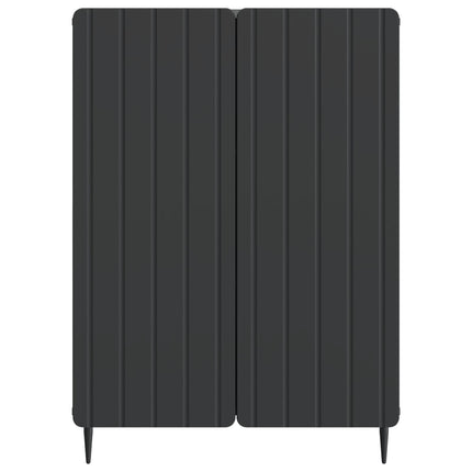 Sideboard Sort 66 x 34,5 x 92 cm Konstrueret træ
