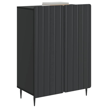 Sideboard Sort 66 x 34,5 x 92 cm Konstrueret træ