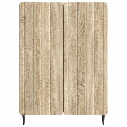 Sideboard Sonoma-eg 66 x 34,5 x 92 cm Konstrueret træ