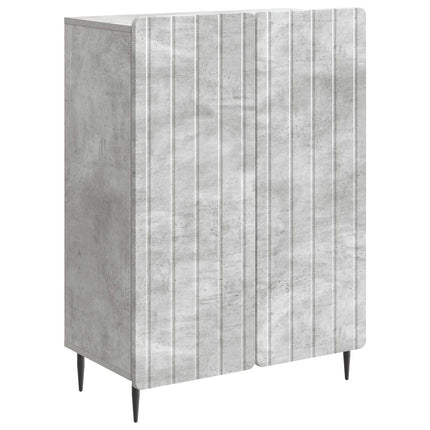 Sideboard Betongrå 66 x 34,5 x 92 cm Konstrueret træ