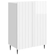 Sideboard Hvid højglans 66 x 34,5 x 92 cm Konstrueret træ
