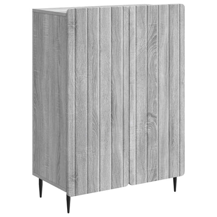 Sideboard Grå sonoma-eg 66 x 34,5 x 92 cm Konstrueret træ