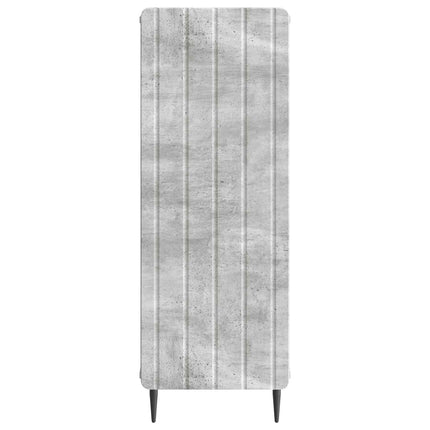 Sideboard Betongrå 34,5 x 33 x 92 cm Konstrueret træ