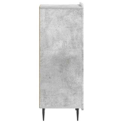 Sideboard Betongrå 34,5 x 33 x 92 cm Konstrueret træ
