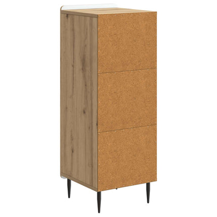 Sideboard Artisan-eg 34,5 x 33 x 92 cm Konstrueret træ