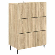 Skuffeskab Sonoma-eg 66 x 34,5 x 92 cm Konstrueret træ