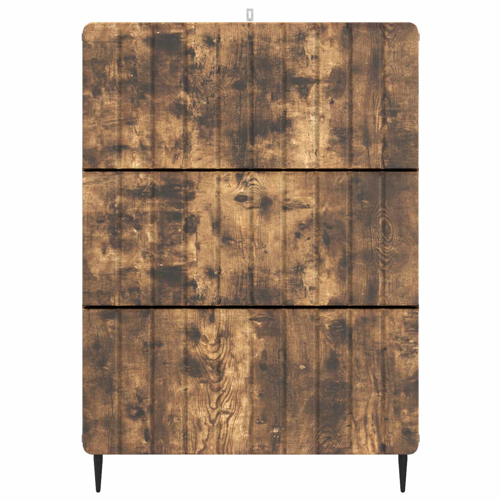 Skuffeskab Røget eg 66 x 34,5 x 92 cm Konstrueret træ