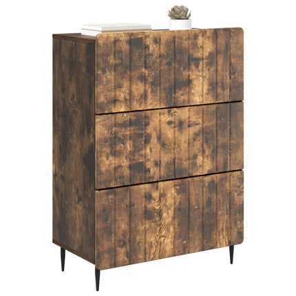 Skuffeskab 66 x 34,5 x 92 cm Konstrueret træ Røget eg