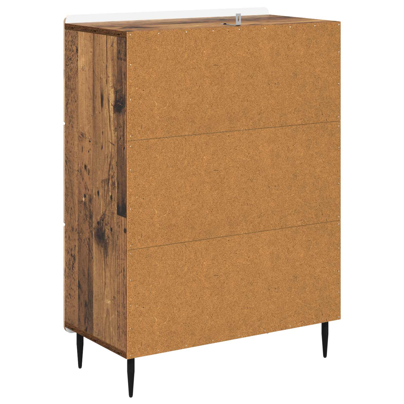Skuffeskab Gammelt træ 66 x 34,5 x 92 cm Konstrueret træ