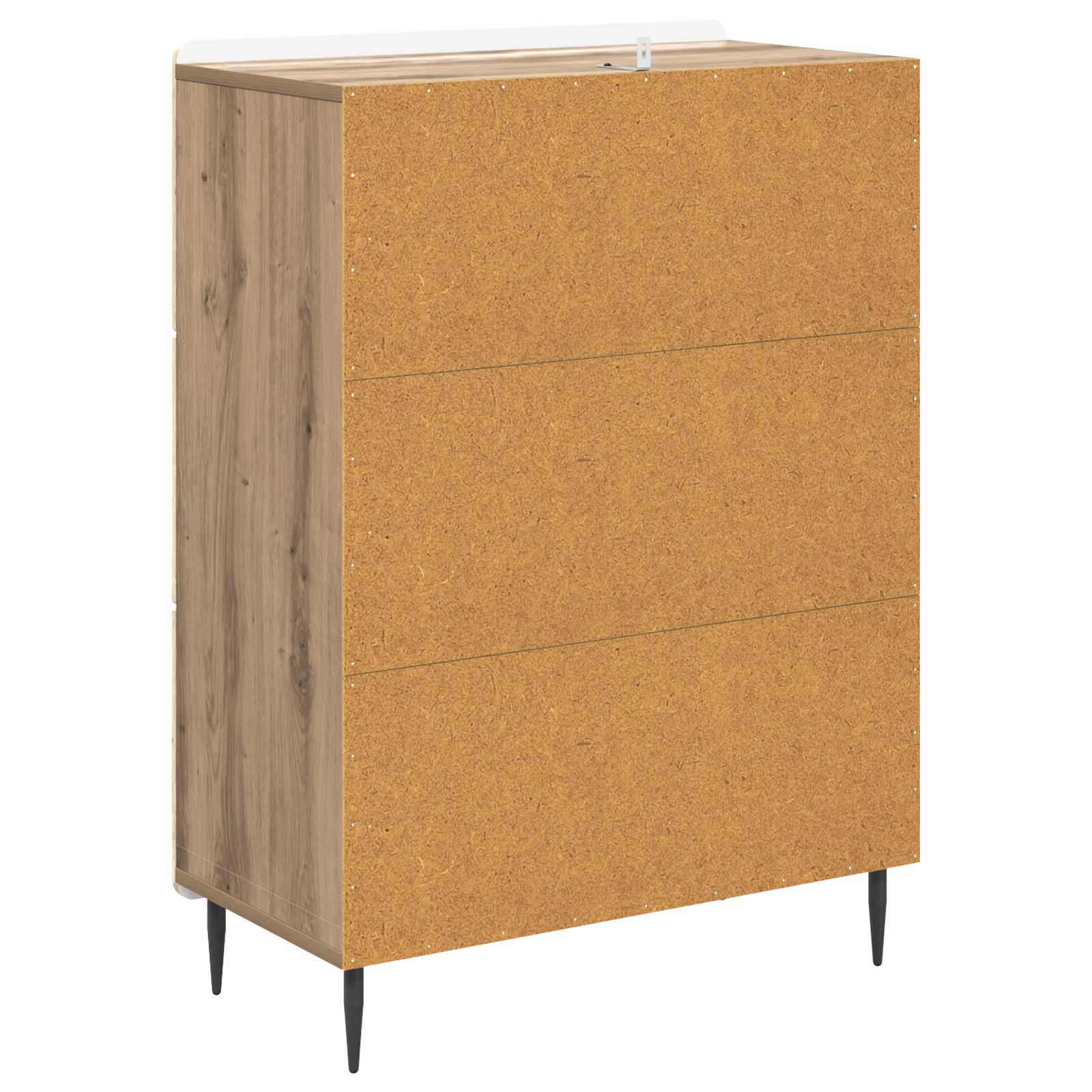 Skuffeskab Artisan-eg 66 x 34,5 x 92 cm Konstrueret træ
