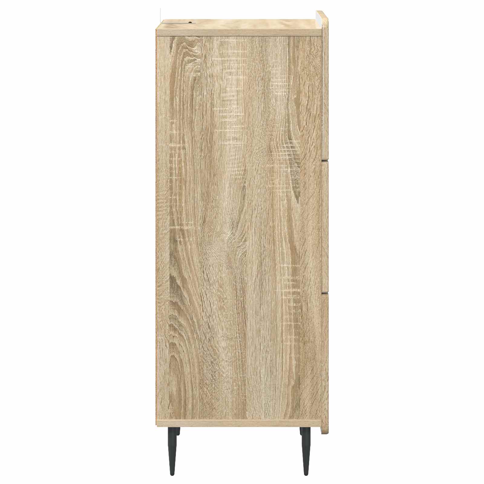 Skuffeskab Sonoma-eg 33 x 34,5 x 92 cm Konstrueret træ