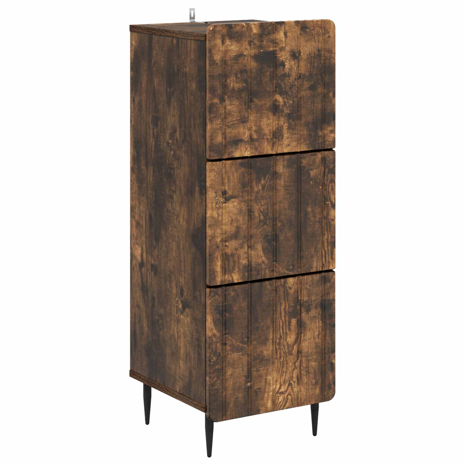Skuffeskab Røget eg 33 x 34,5 x 92 cm Konstrueret træ