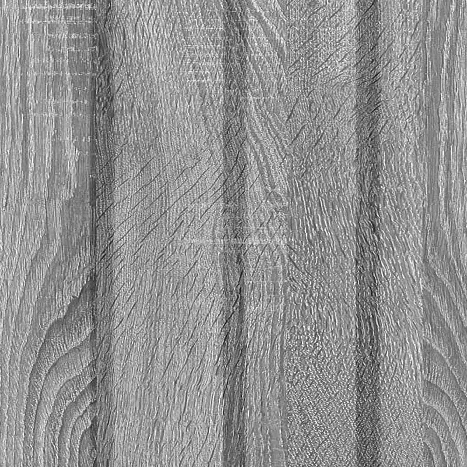 Skuffeskab Grå sonoma-eg 33 x 34,5 x 92 cm Konstrueret træ