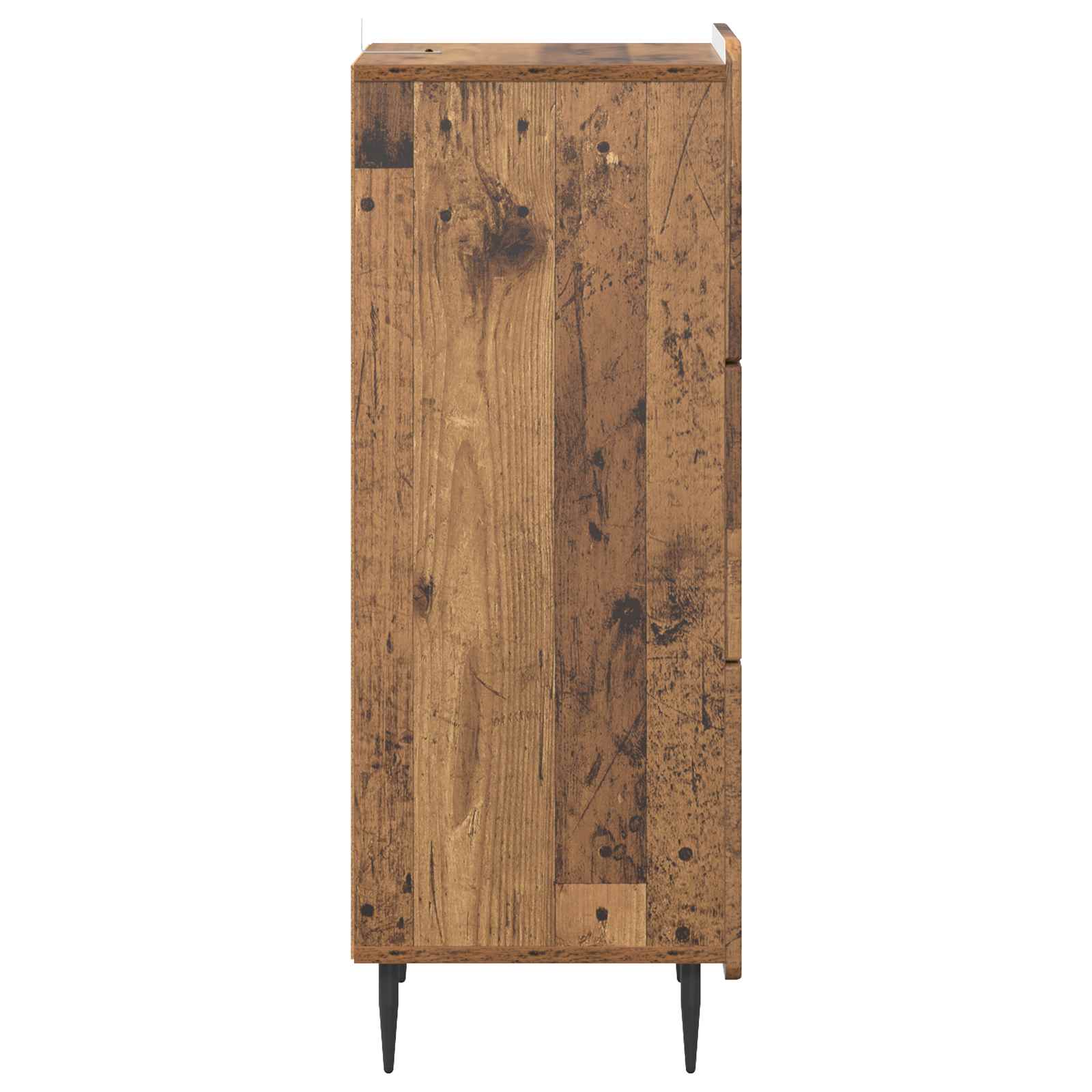 Skuffeskab Gammelt træ 33 x 34,5 x 92 cm Konstrueret træ