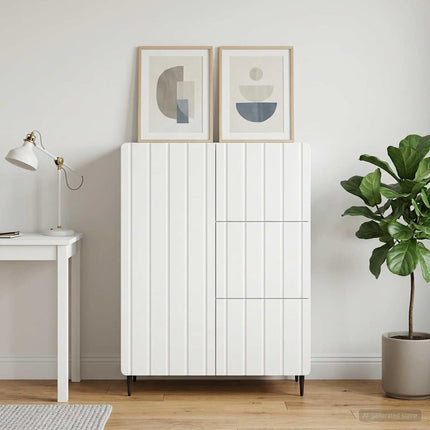 Sideboard Hvid 66 x 34,5 x 91,5 cm Konstrueret træ