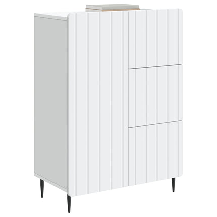 Sideboard Hvid 66 x 34,5 x 91,5 cm Konstrueret træ