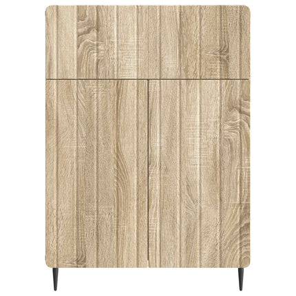Sideboard Sonoma-eg 66 x 34,5 x 92 cm Konstrueret træ