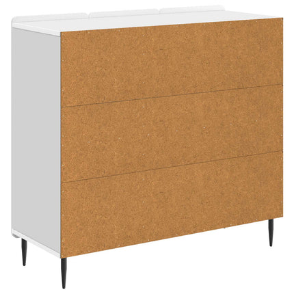 Sideboard Hvid 89 x 34,5 x 82 cm Konstrueret træ