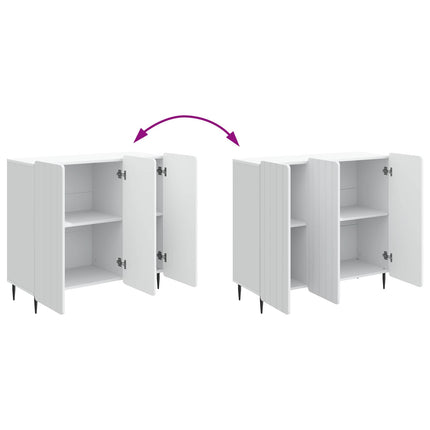 Sideboard Hvid 89 x 34,5 x 82 cm Konstrueret træ