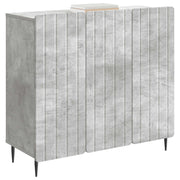 Sideboard Betongrå 89 x 34,5 x 82 cm Konstrueret træ