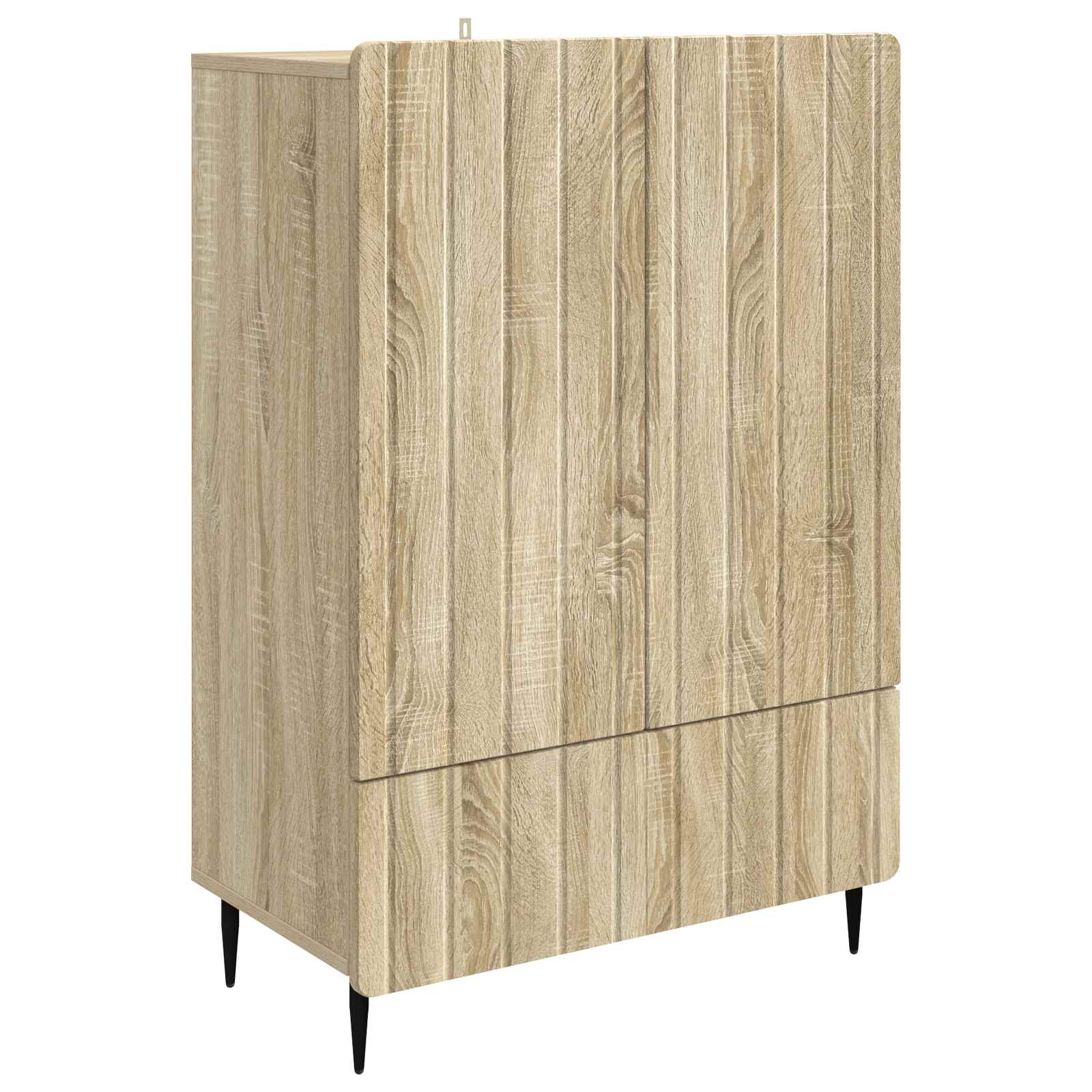 Sideboard Sonoma-eg 66 x 34,5 x 97 cm Konstrueret træ