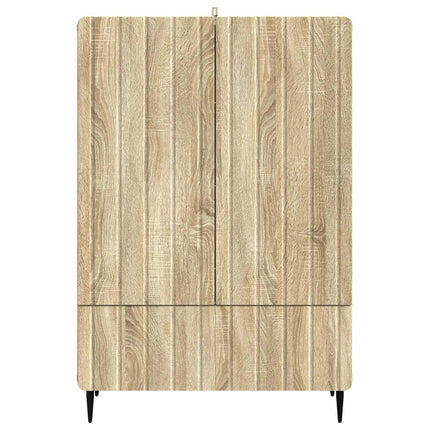 Sideboard Sonoma-eg 66 x 34,5 x 97 cm Konstrueret træ