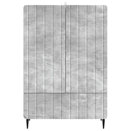 Sideboard Betongrå 66 x 34,5 x 97 cm Konstrueret træ