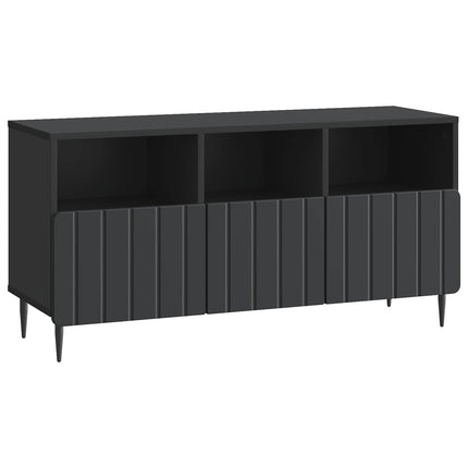 TV-skab med skuffe Sort 102 x 34,5 x 50 cm Konstrueret træ