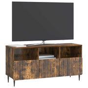 TV-skab med skuffe Røget eg 102 x 34,5 x 50 cm Konstrueret træ
