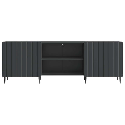 TV-skab Sort 150 x 31 x 52 cm Konstrueret træ