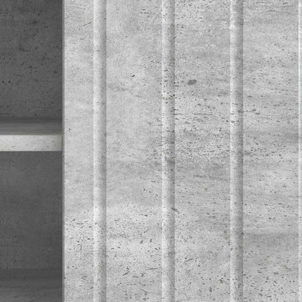 TV-skab 102 x 34,5 x 52 cm Betongrå Konstrueret træ