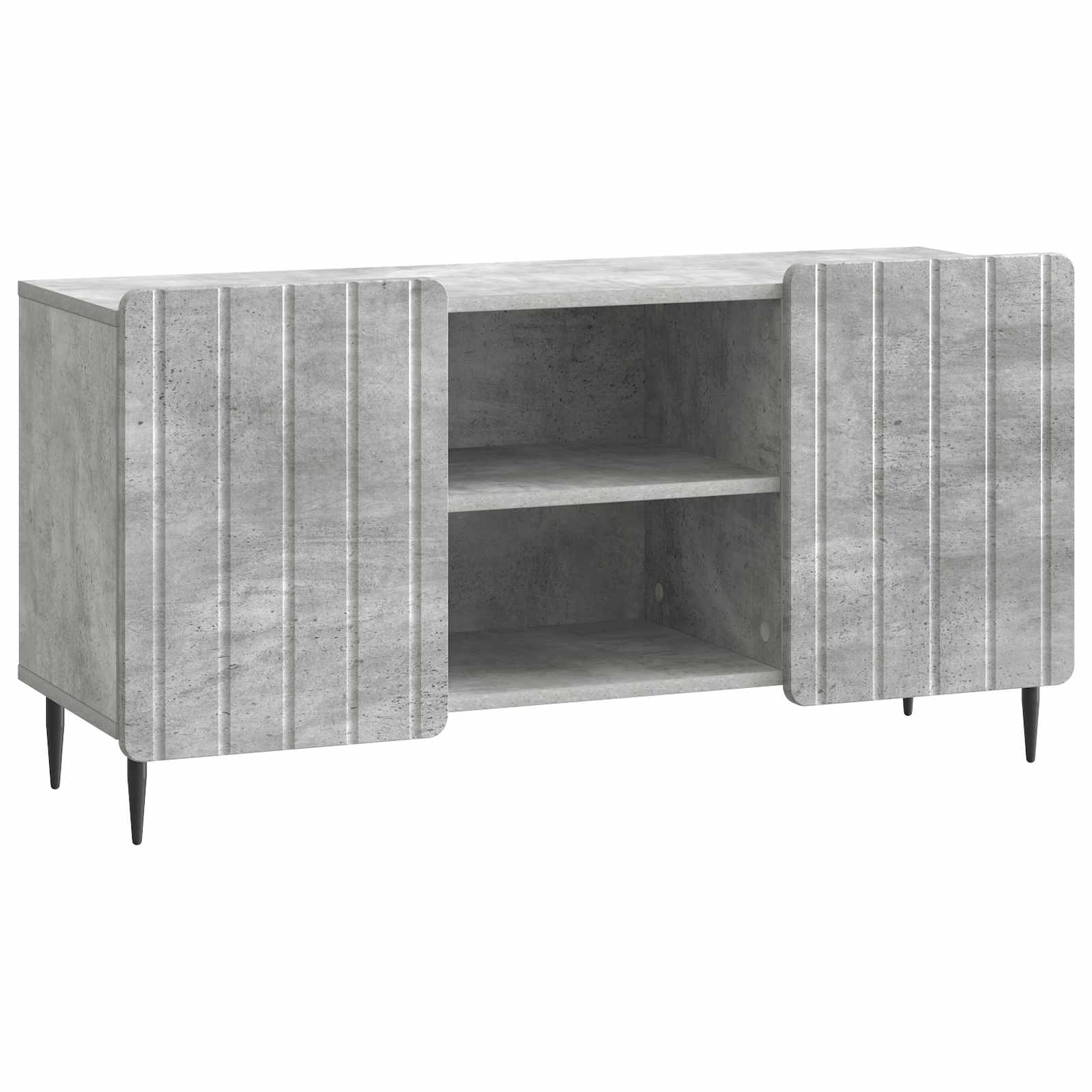 TV-skab Betongrå 102 x 34,5 x 52 cm Konstrueret træ