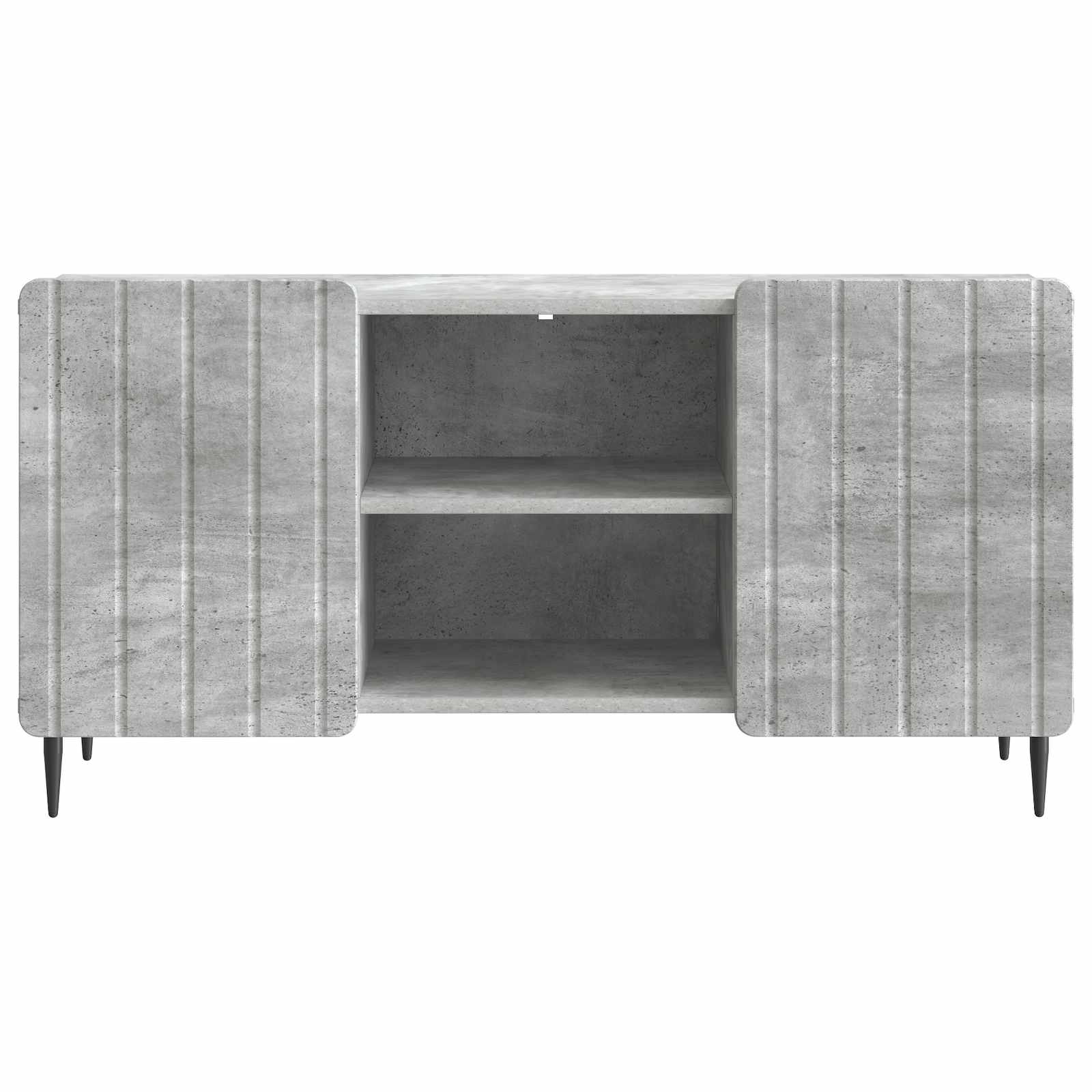 TV-skab Betongrå 102 x 34,5 x 52 cm Konstrueret træ