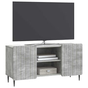 TV-skab Betongrå 102 x 34,5 x 52 cm Konstrueret træ