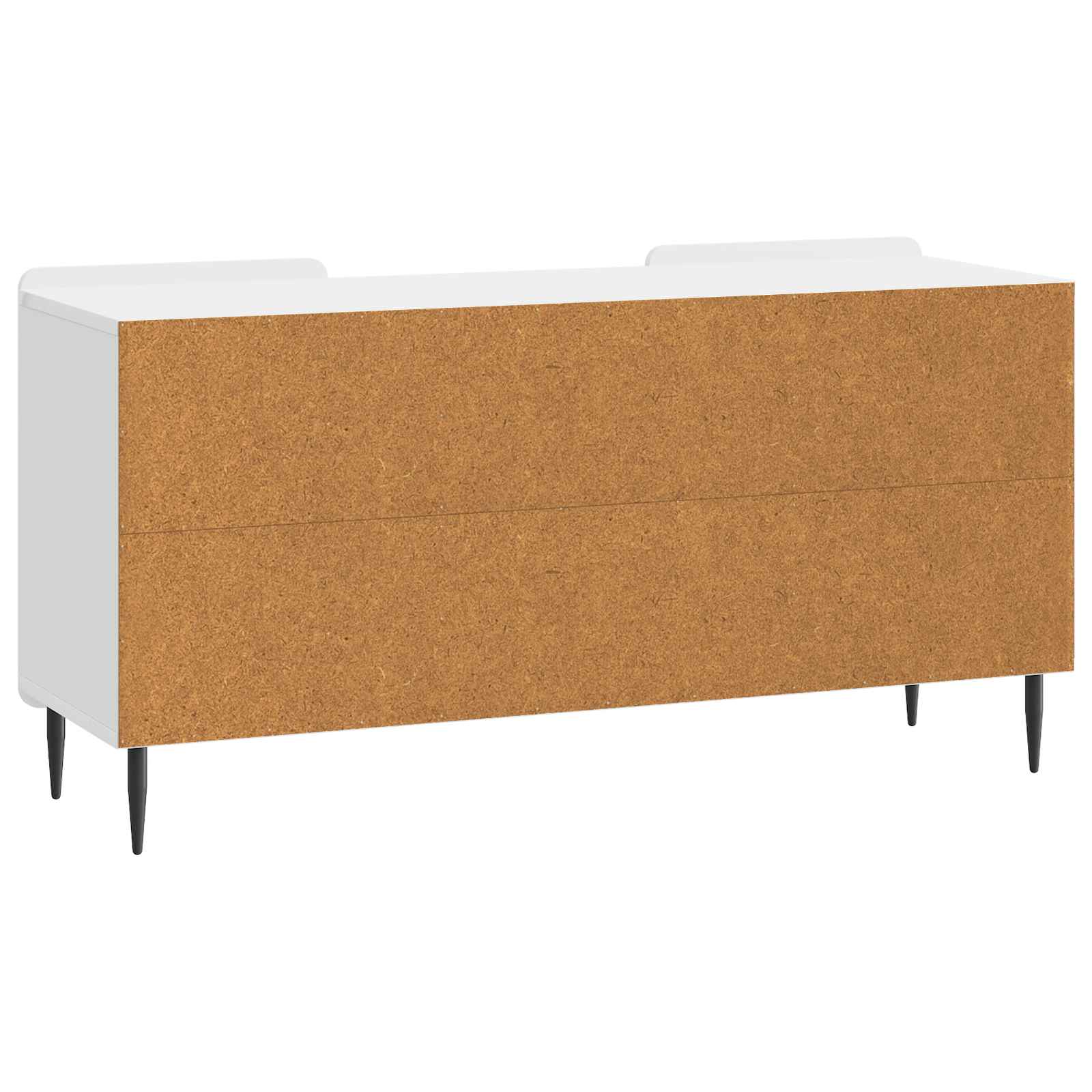 TV-skab Hvid højglans 102 x 34,5 x 52 cm Konstrueret træ