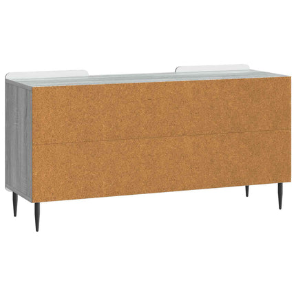 TV-skab 102 x 34,5 x 52 cm Grå sonoma-eg Konstrueret træ
