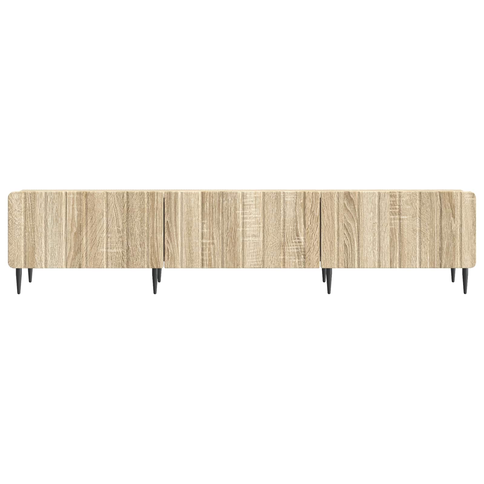 TV-skab med skuffe Sonoma-eg 147 x 34,5 x 32 cm Konstrueret træ