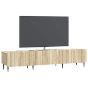 TV-skab med skuffe Sonoma-eg 147 x 34,5 x 32 cm Konstrueret træ