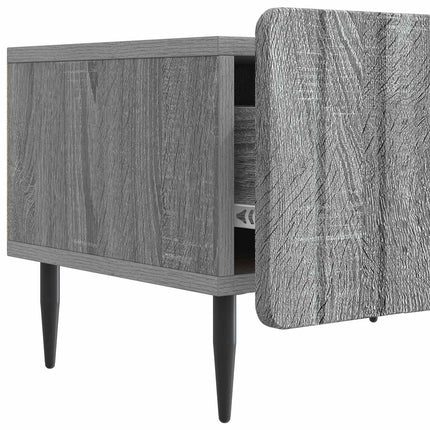 TV-skab Grå sonoma-eg 147 x 34,5 x 32 cm Konstrueret træ