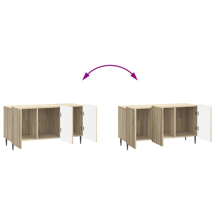 TV-skab 99 x 34,5 x 52 cm Sonoma-eg Konstrueret træ